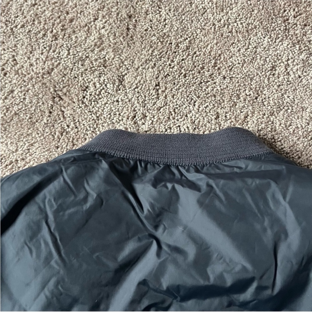 AllSaints Black Bomber Puffer Jacket - Picture 8 of 9